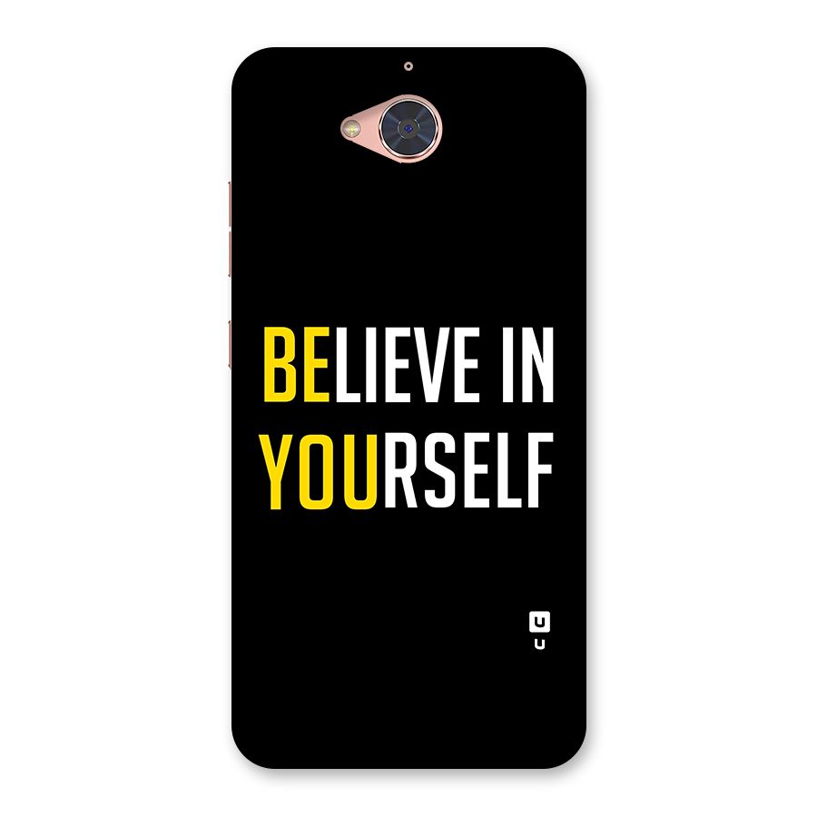 Believe In Yourself Black Back Case for Gionee S6 Pro