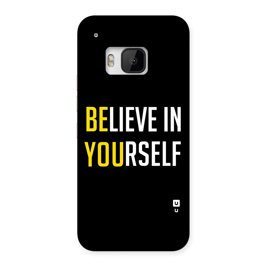 Believe In Yourself Black Back Case for HTC One M9