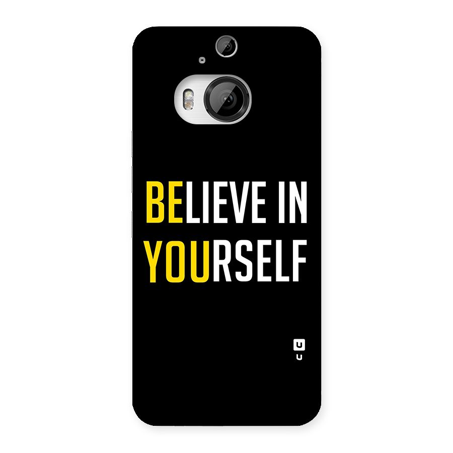 Believe In Yourself Black Back Case for HTC One M9 Plus