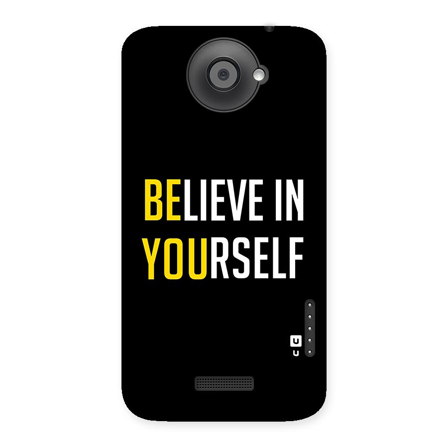 Believe In Yourself Black Back Case for HTC One X