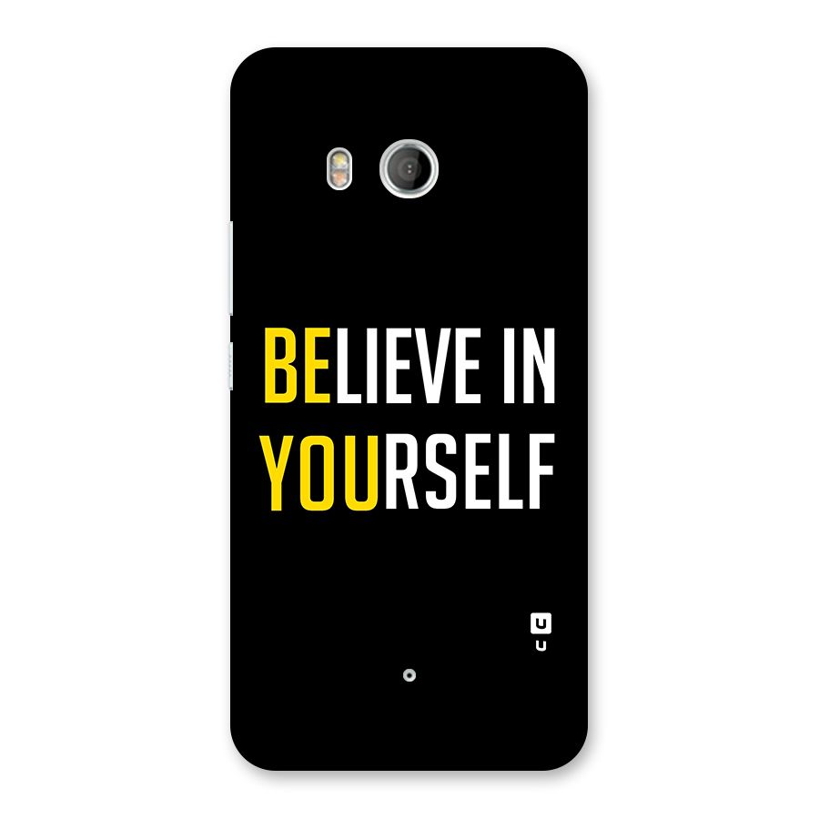 Believe In Yourself Black Back Case for HTC U11