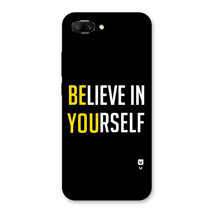 Believe In Yourself Black Back Case for Honor 10