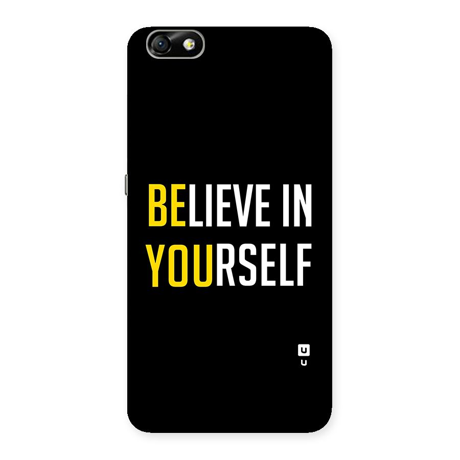 Believe In Yourself Black Back Case for Honor 4X