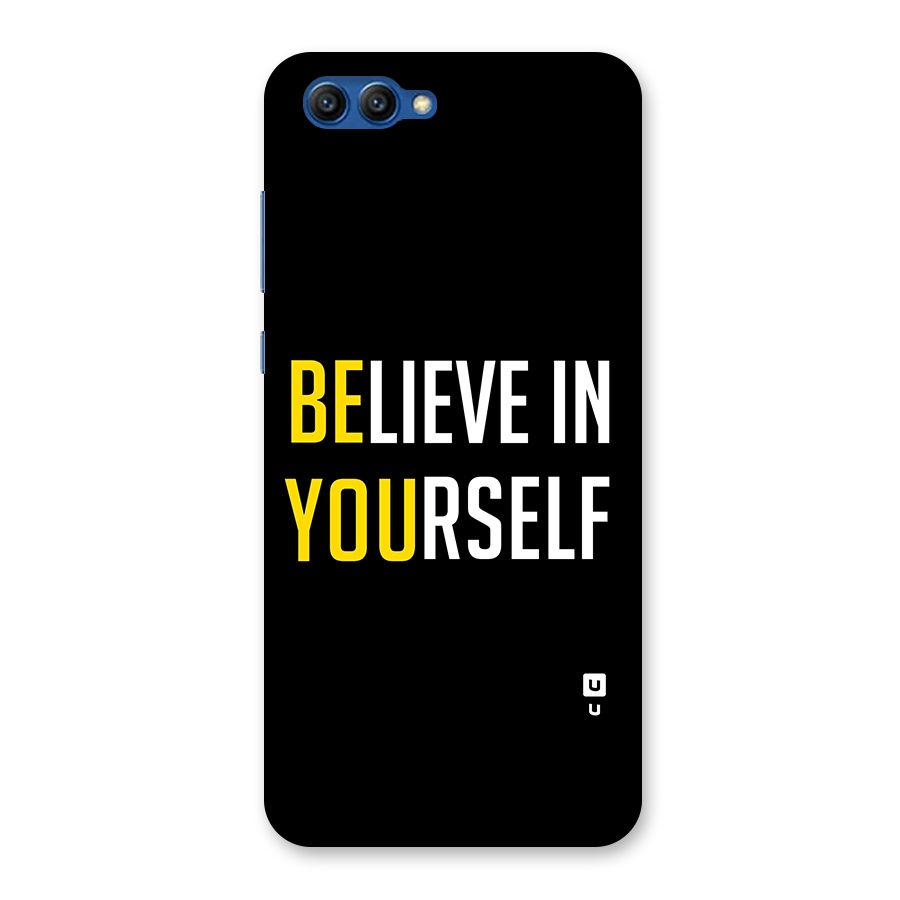 Believe In Yourself Black Back Case for Honor View 10