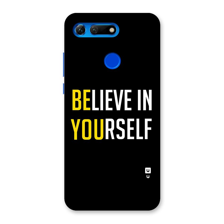 Believe In Yourself Black Back Case for Honor View 20