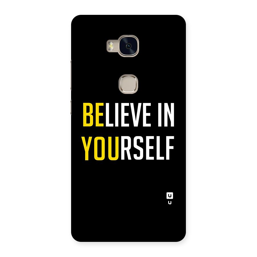 Believe In Yourself Black Back Case for Huawei Honor 5X
