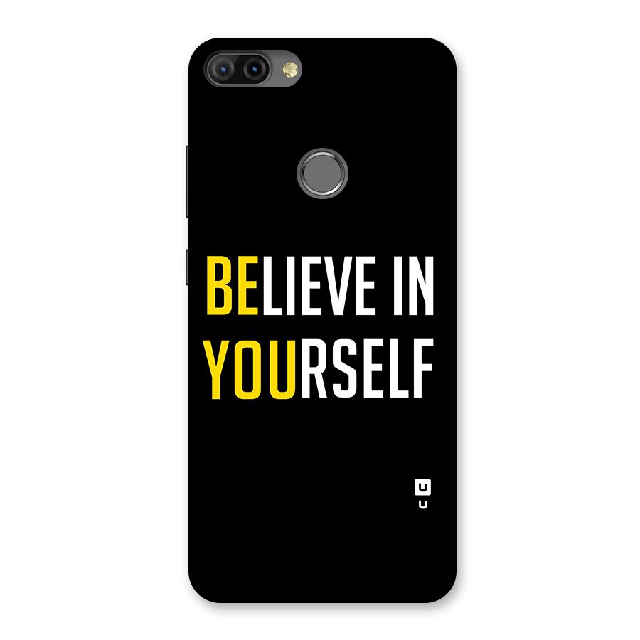 Believe In Yourself Black Back Case for Infinix Hot 6 Pro