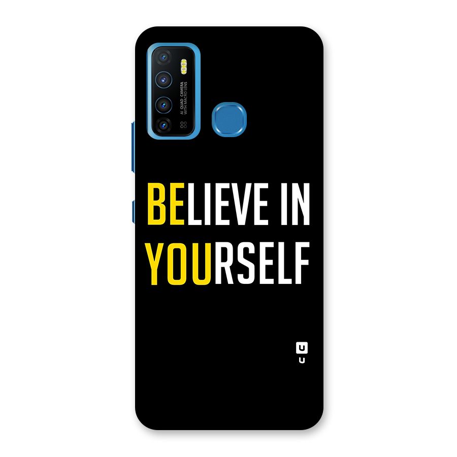 Believe In Yourself Black Back Case for Infinix Hot 9