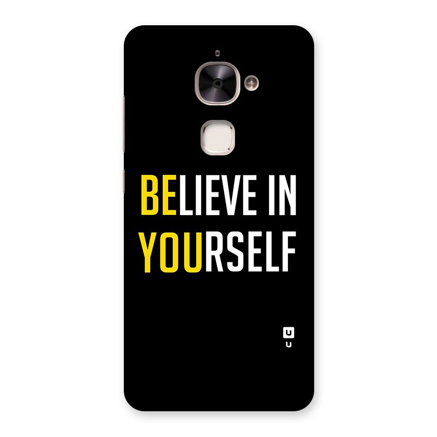 Believe In Yourself Black Back Case for Le 2