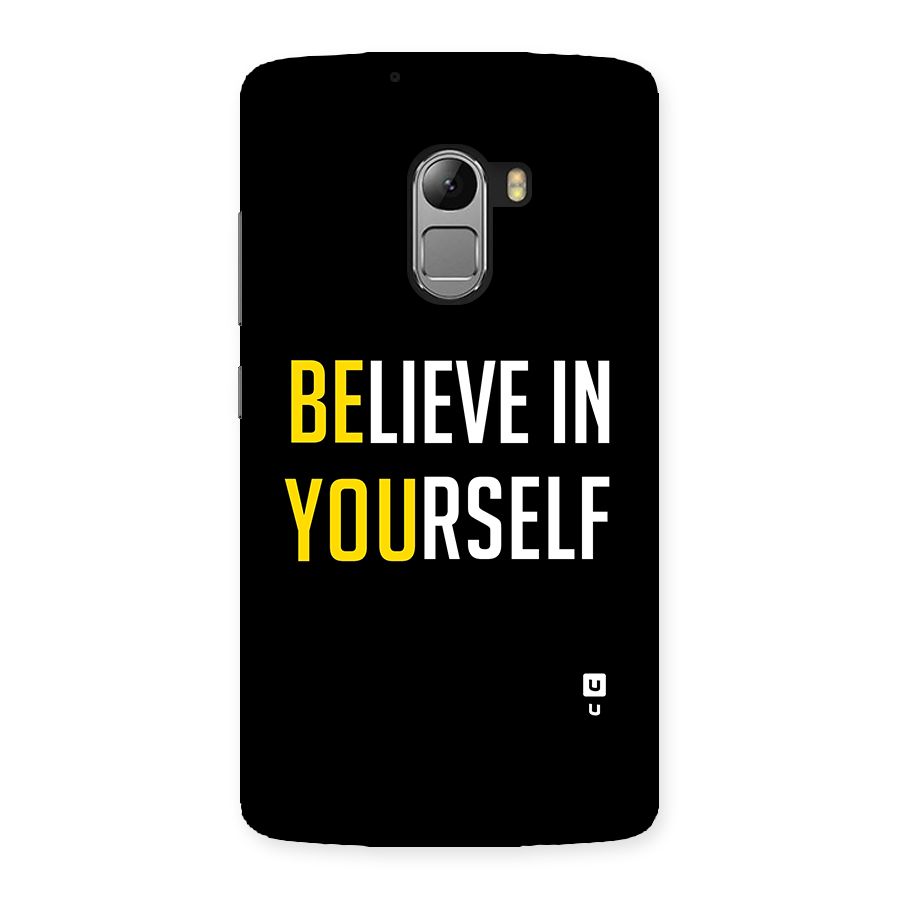 Believe In Yourself Black Back Case for Lenovo K4 Note