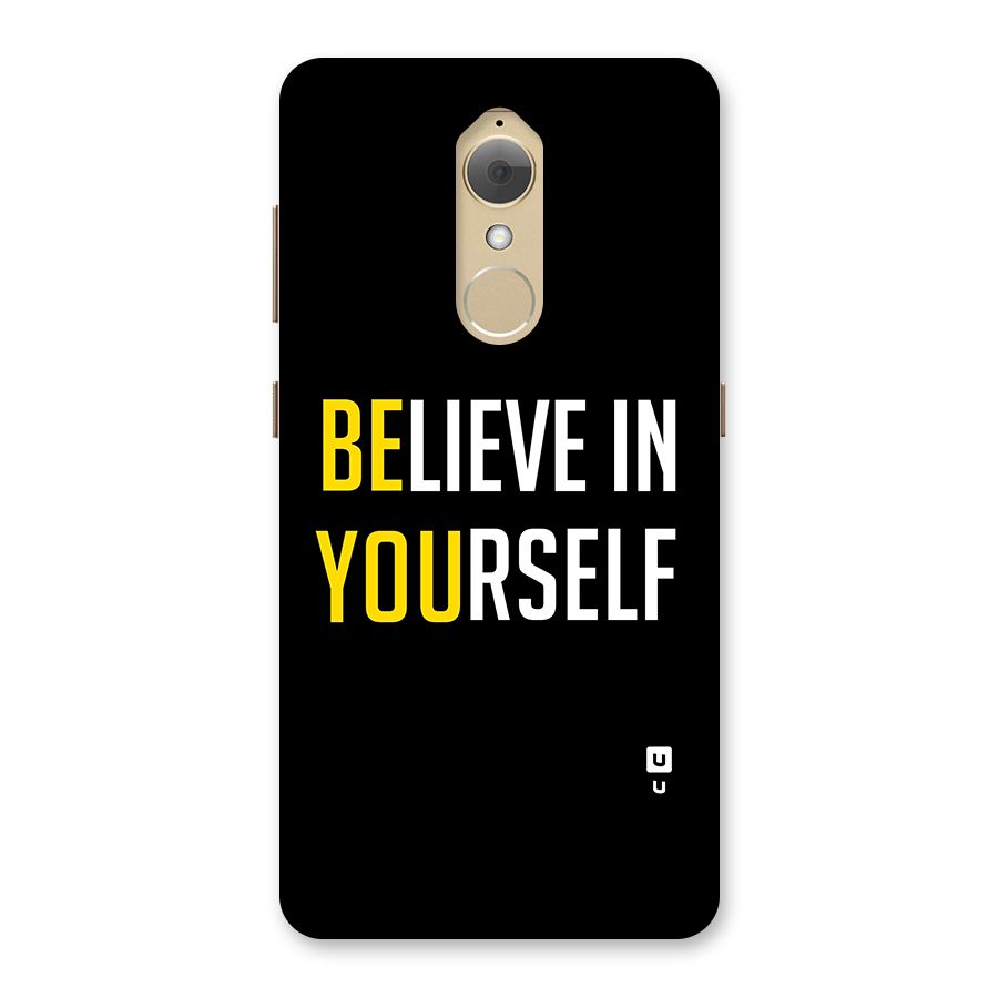 Believe In Yourself Black Back Case for Lenovo K8