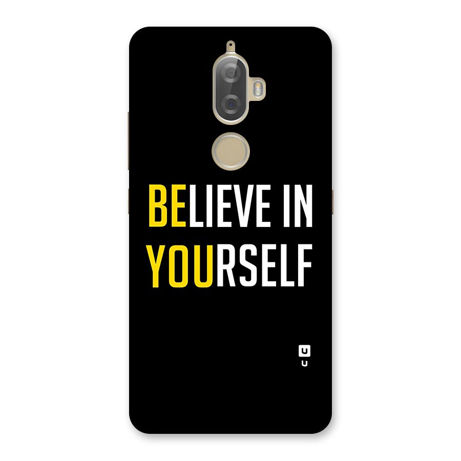Believe In Yourself Black Back Case for Lenovo K8 Plus