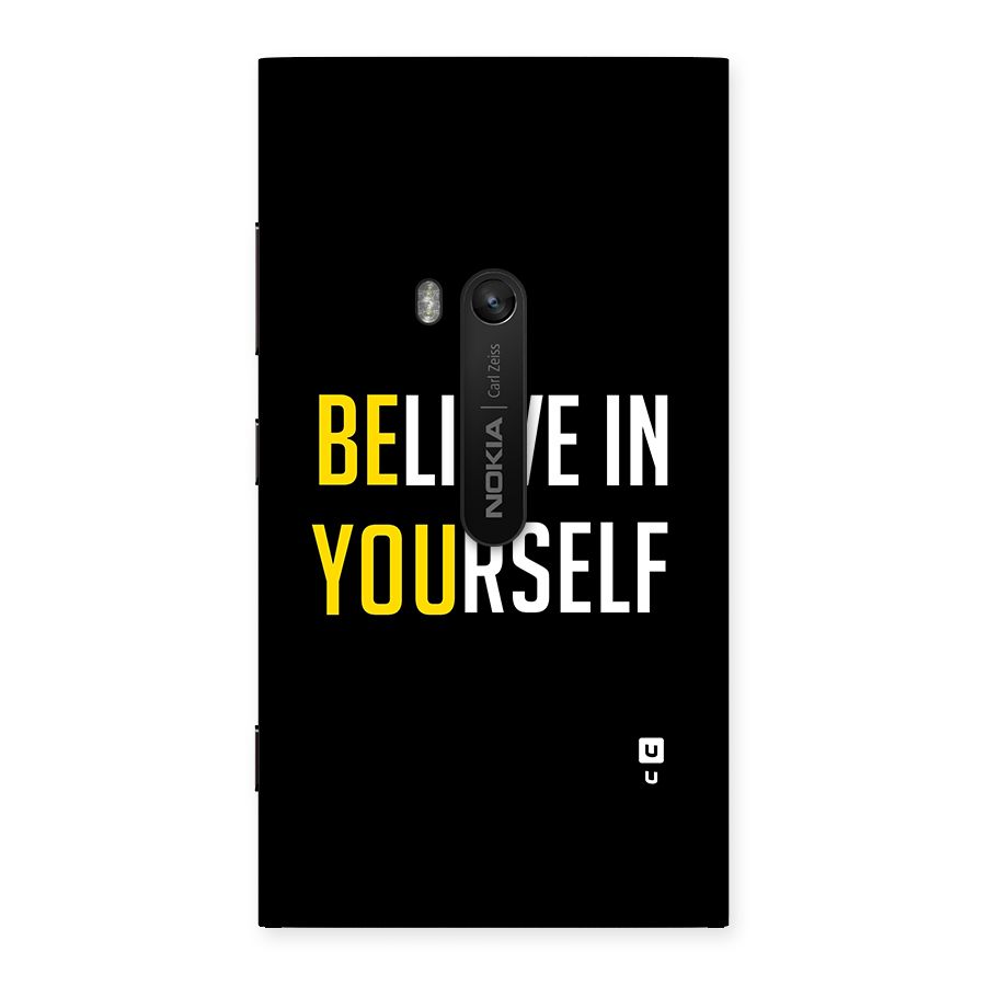 Believe In Yourself Black Back Case for Lumia 920