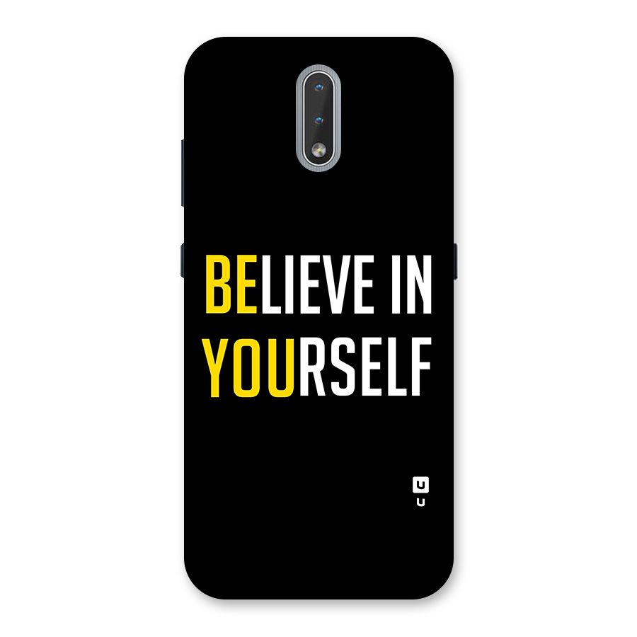 Believe In Yourself Black Back Case for Nokia 2.3