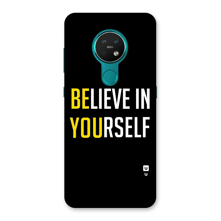 Believe In Yourself Black Back Case for Nokia 7.2