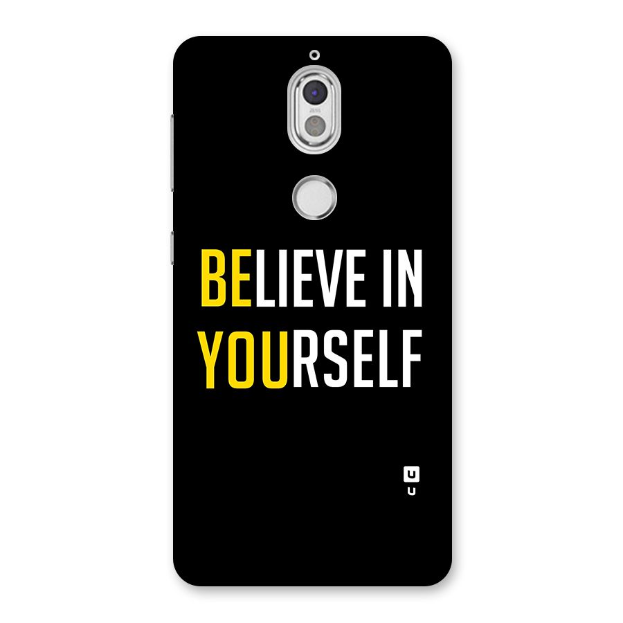 Believe In Yourself Black Back Case for Nokia 7