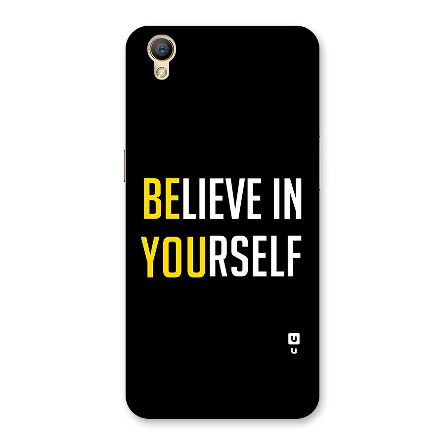 Believe In Yourself Black Back Case for Oppo A37