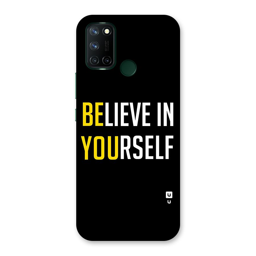 Believe In Yourself Black Back Case for Realme 7i