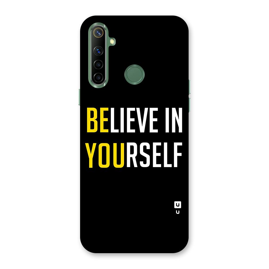 Believe In Yourself Black Back Case for Realme Narzo 10