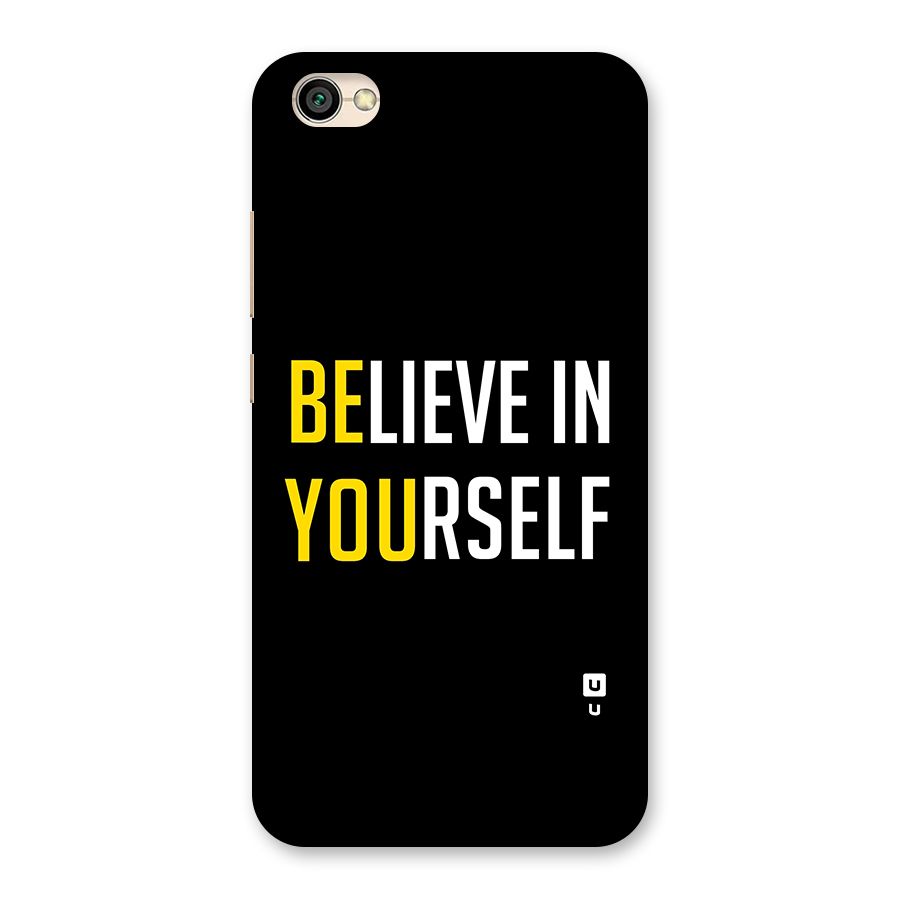 Believe In Yourself Black Back Case for Redmi Y1 Lite