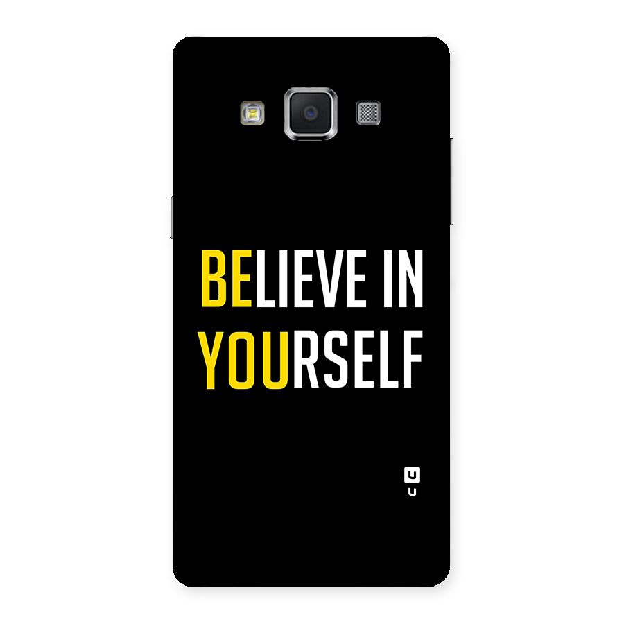 Believe In Yourself Black Back Case for Samsung Galaxy A5