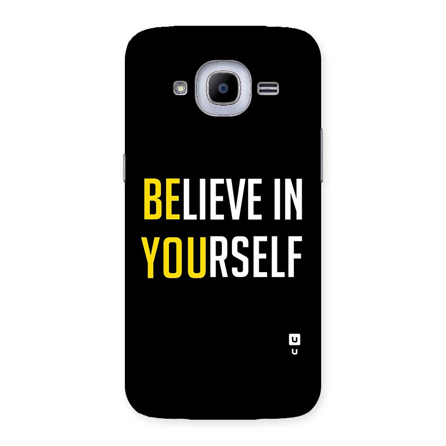 Believe In Yourself Black Back Case for Samsung Galaxy J2 Pro