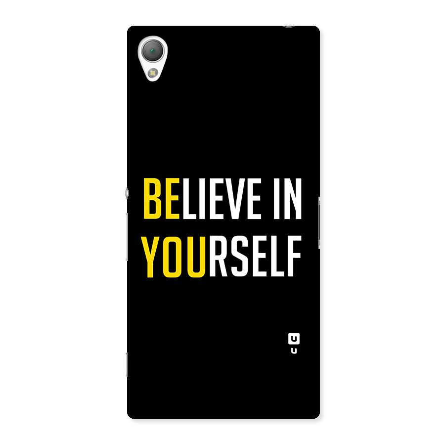 Believe In Yourself Black Back Case for Sony Xperia Z3