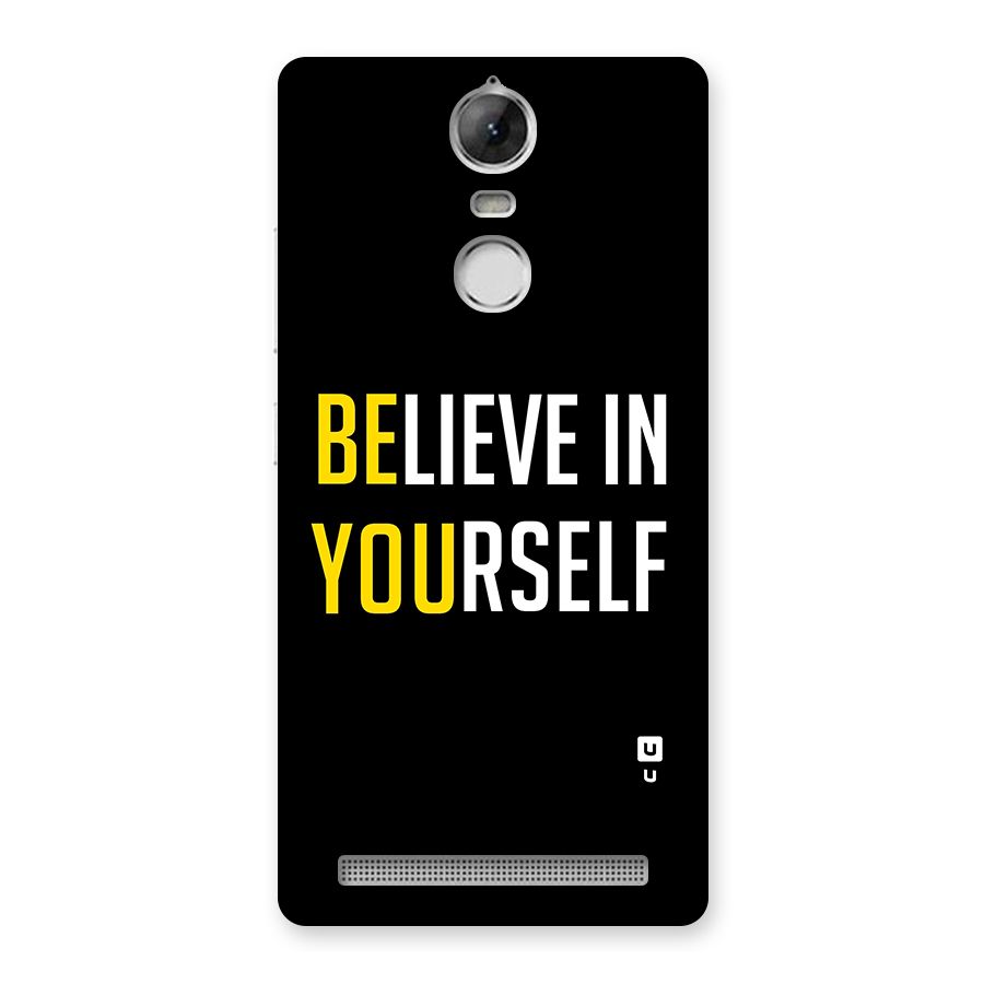 Believe In Yourself Black Back Case for Vibe K5 Note