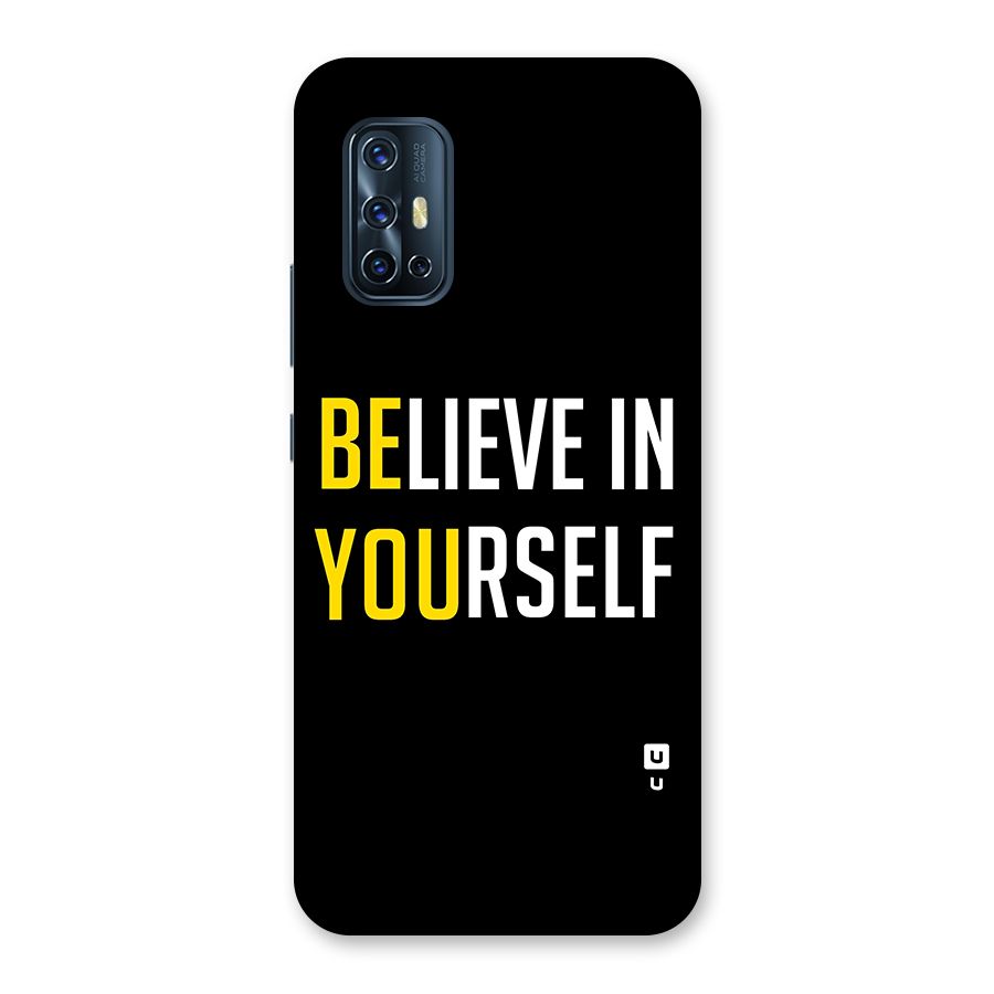 Believe In Yourself Black Back Case for Vivo V17