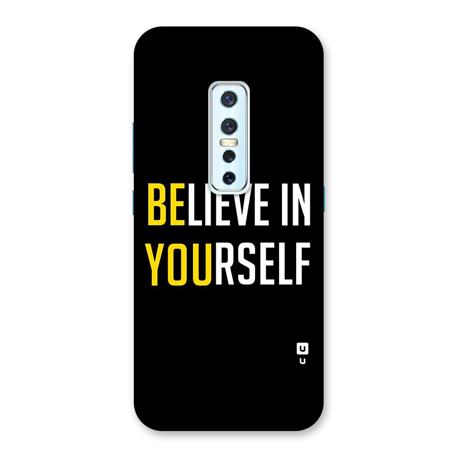 Believe In Yourself Black Back Case for Vivo V17 Pro