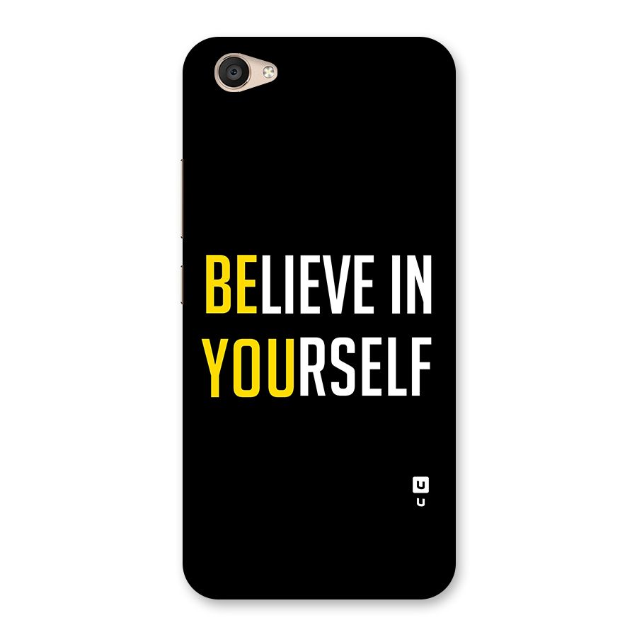 Believe In Yourself Black Back Case for Vivo V5 Plus