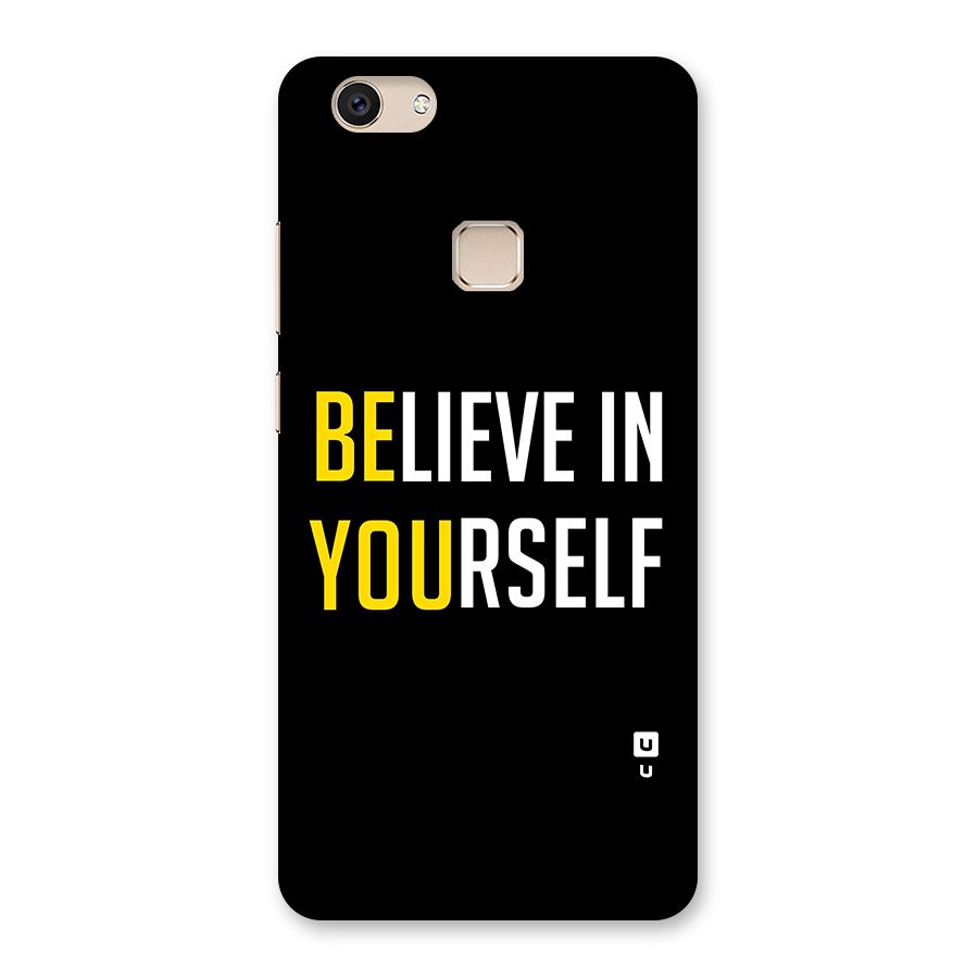 Believe In Yourself Black Back Case for Vivo V7