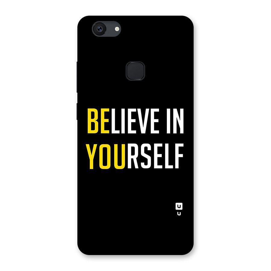 Believe In Yourself Black Back Case for Vivo V7 Plus