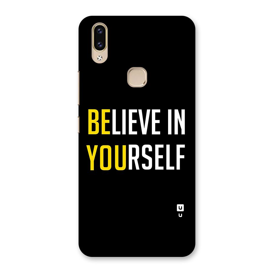 Believe In Yourself Black Back Case for Vivo V9 Youth