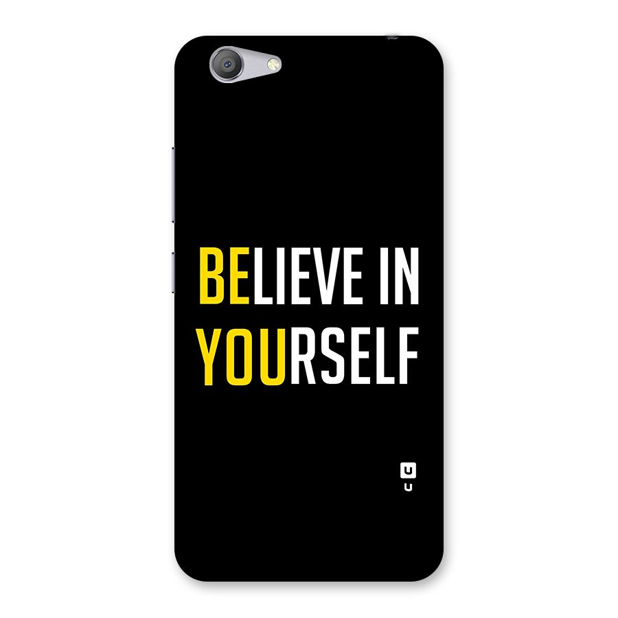 Believe In Yourself Black Back Case for Vivo Y53