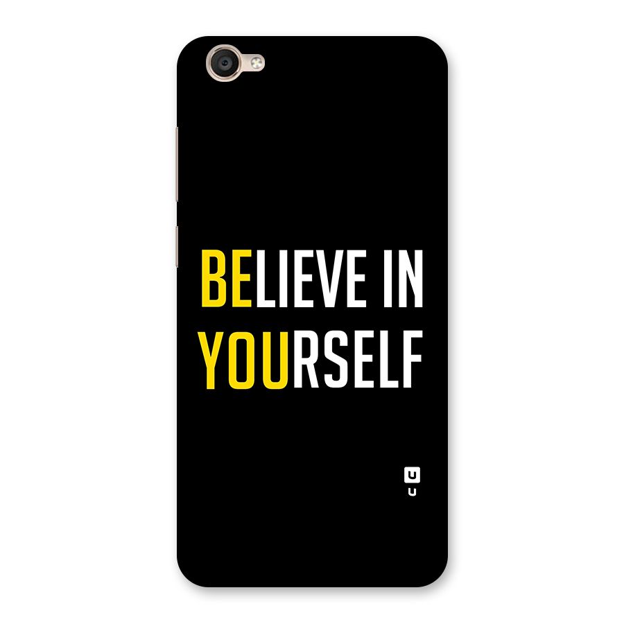 Believe In Yourself Black Back Case for Vivo Y55s