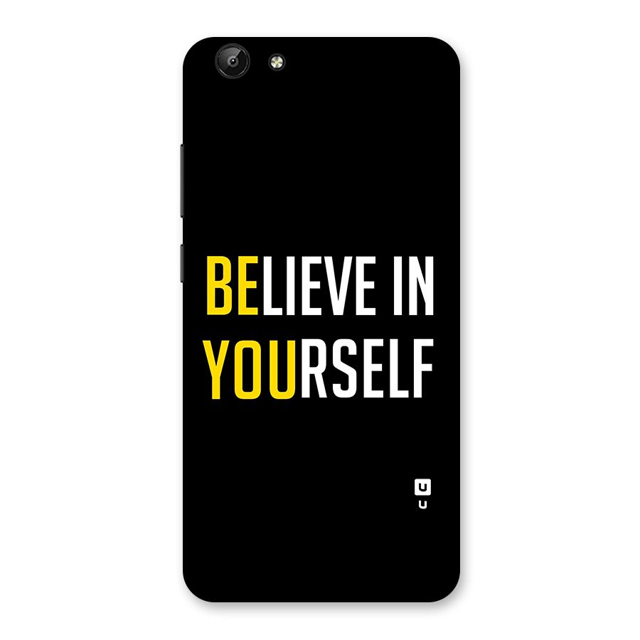 Believe In Yourself Black Back Case for Vivo Y69