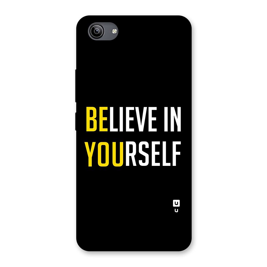Believe In Yourself Black Back Case for Vivo Y81i