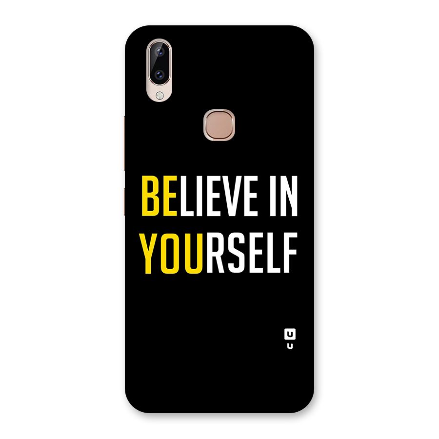 Believe In Yourself Black Back Case for Vivo Y83 Pro
