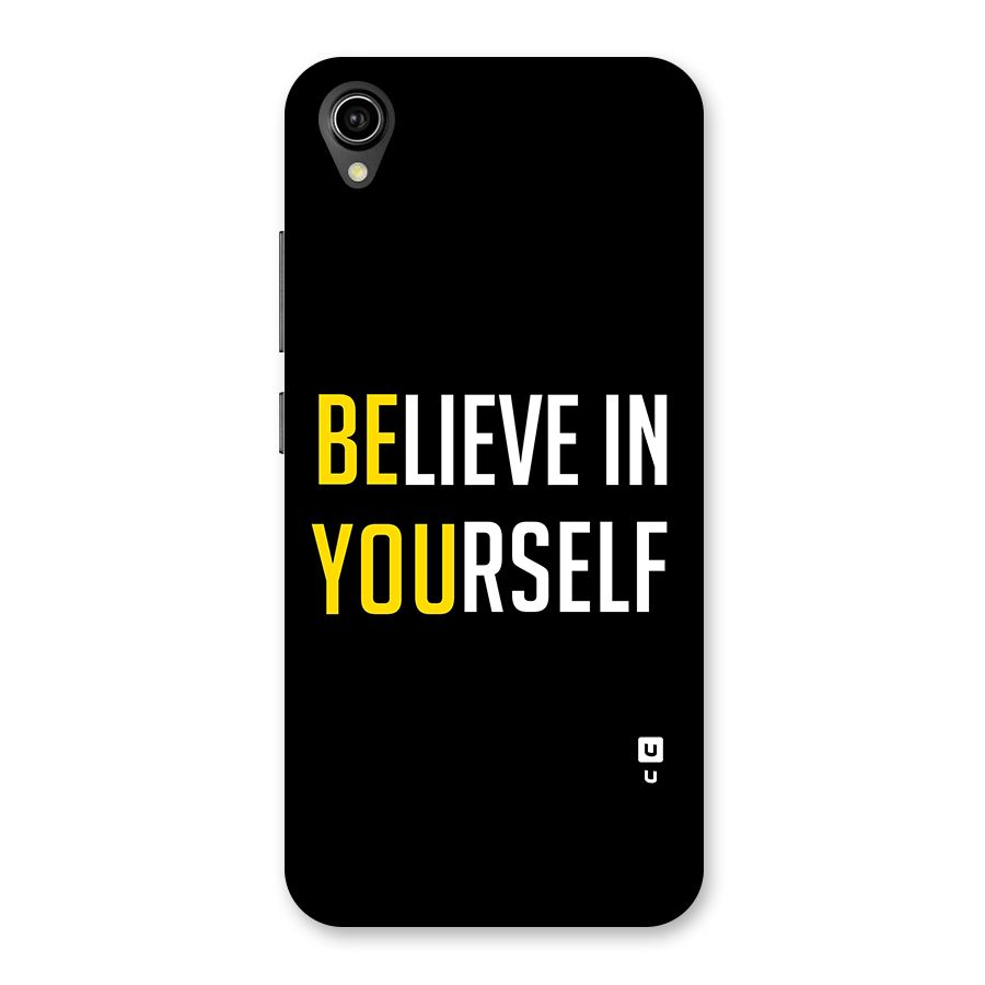 Believe In Yourself Black Back Case for Vivo Y90