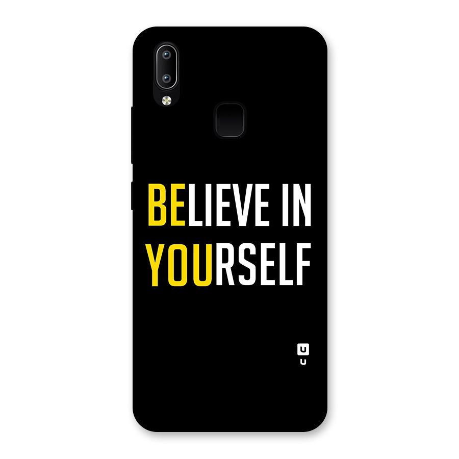 Believe In Yourself Black Back Case for Vivo Y93