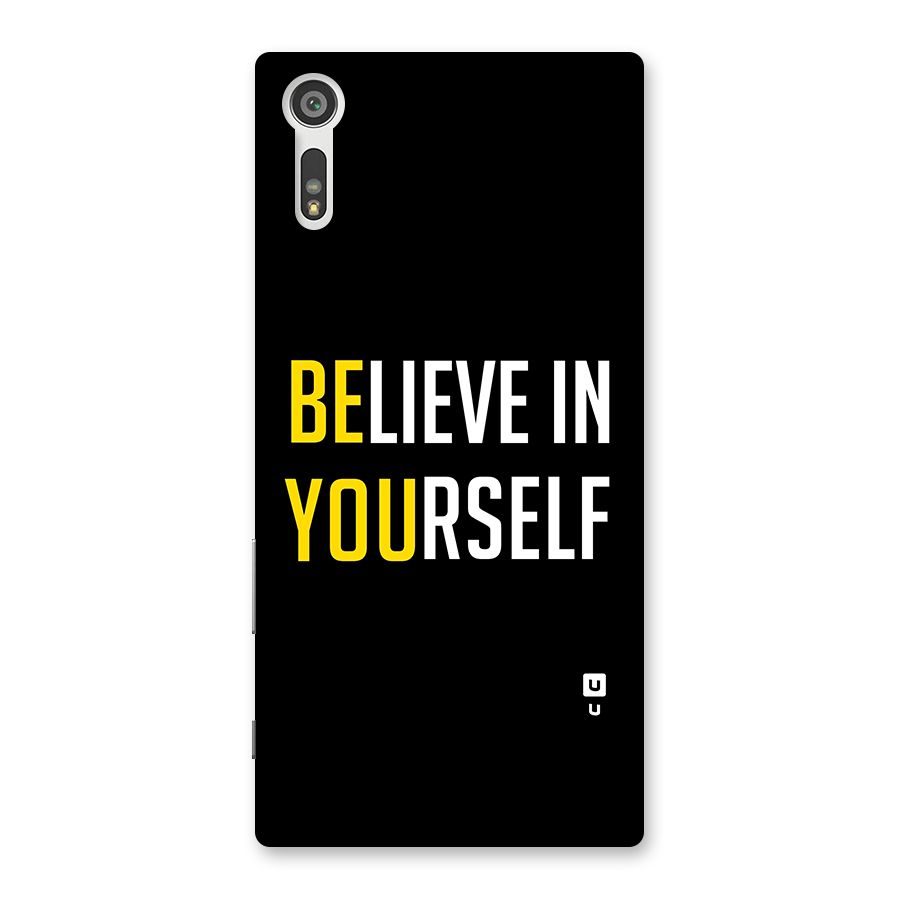 Believe In Yourself Black Back Case for Xperia XZ