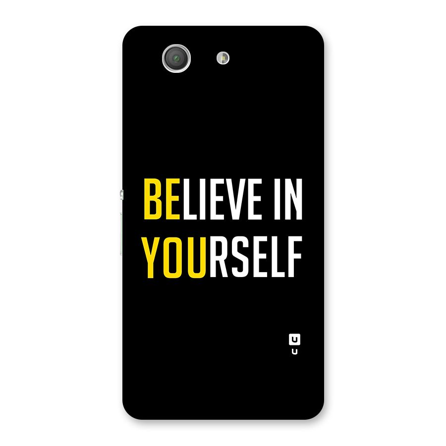 Believe In Yourself Black Back Case for Xperia Z3 Compact
