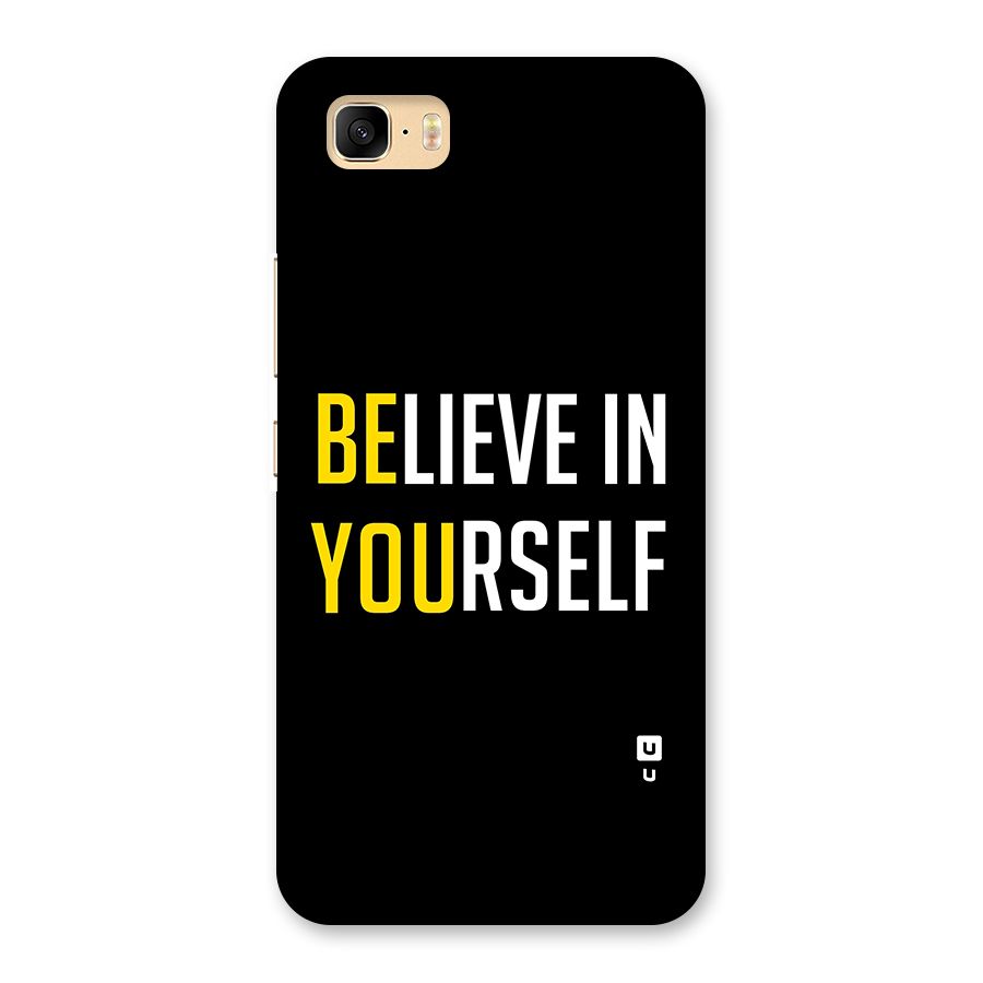 Believe In Yourself Black Back Case for Zenfone 3s Max