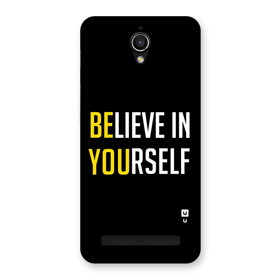 Believe In Yourself Black Back Case for Zenfone Go