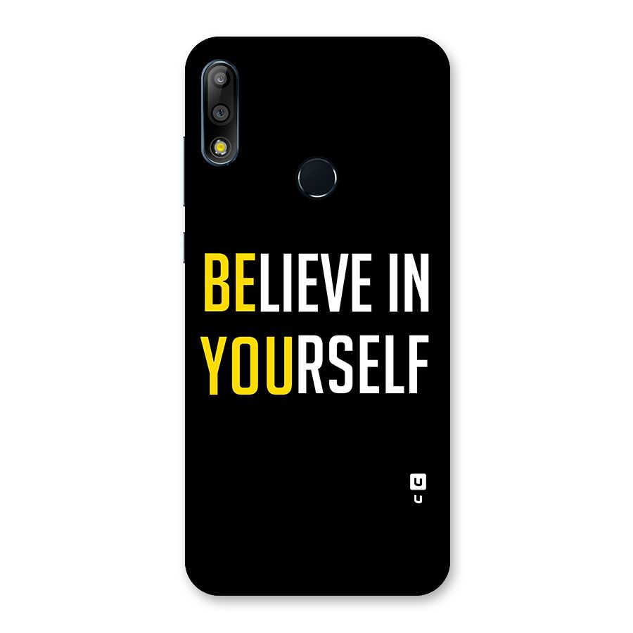 Believe In Yourself Black Back Case for Zenfone Max Pro M2