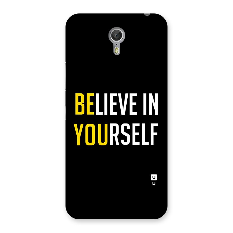 Believe In Yourself Black Back Case for Zuk Z1