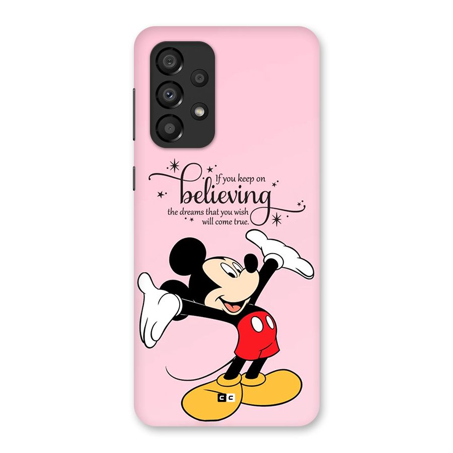 Believing Dreams Back Case for Galaxy A33 5G
