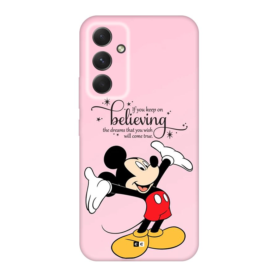 Believing Dreams Back Case for Galaxy A54