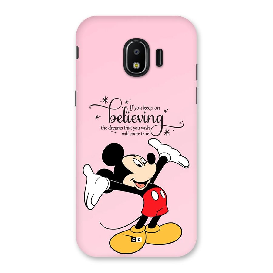 Believing Dreams Back Case for Galaxy J2 Pro 2018